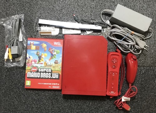 Nintendo wii rossa new - nintendo, super
