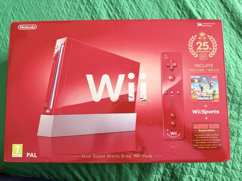 Nintendo wii rossa pal - rossa, new