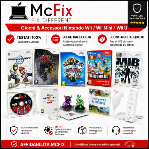 Nintendo wii giochi ed - ,